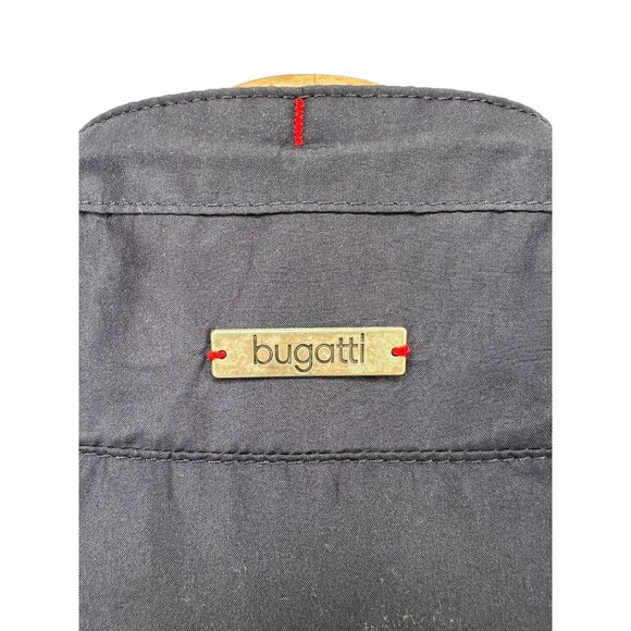 Bugatti Men's 2XL Nylon Modern Bomber Golf Jacket Waterproof Full Zip Navy Blue - Picture 8 of 8